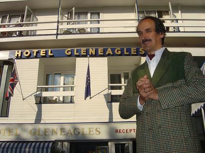 Fawlty Towers theme night at the Hotel Gleneagles Torquay